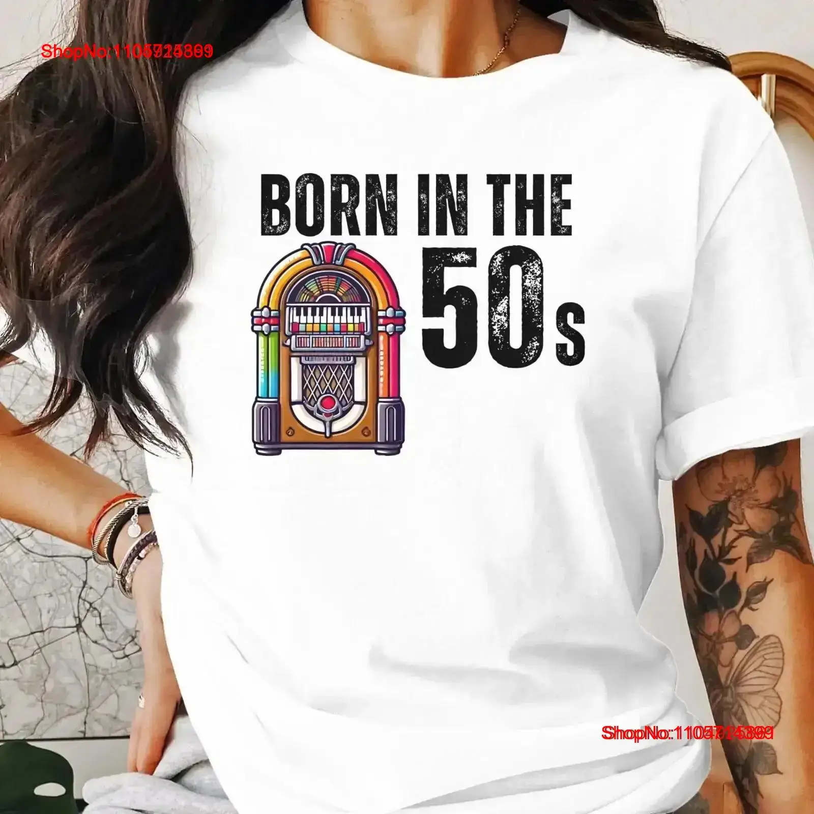 1950S Fashion Men'S - Vintage Born In The 50s T