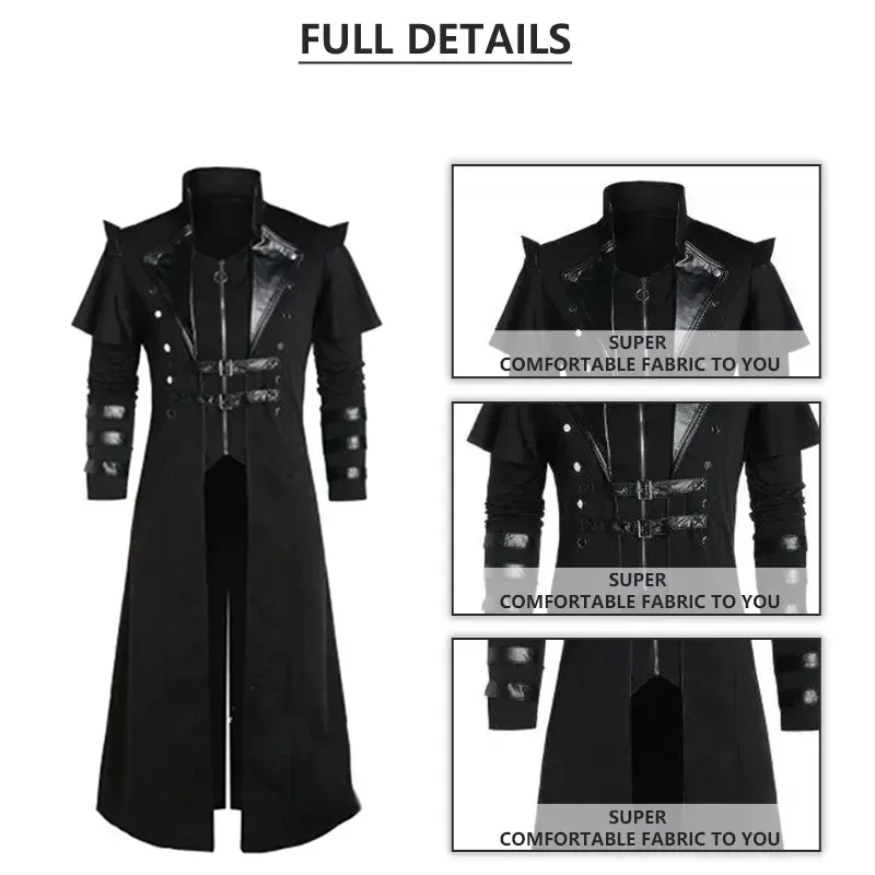 Disfraz Hombre Vintage Hallowe - Men'S Fashion Leather Jacket ulasan dan harga