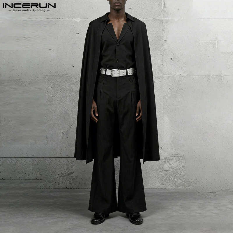 INCERUN Men Sets Solid Color L - Mens Fashion Style ulasan dan harga