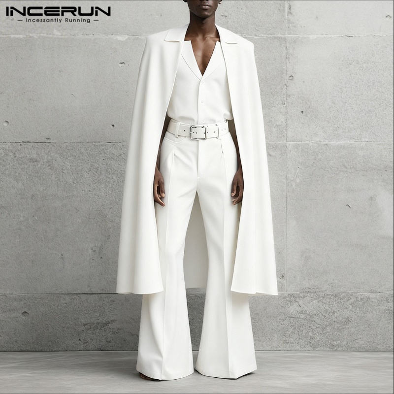 INCERUN Men Sets Solid Color L - Mens Fashion Style ulasan dan harga