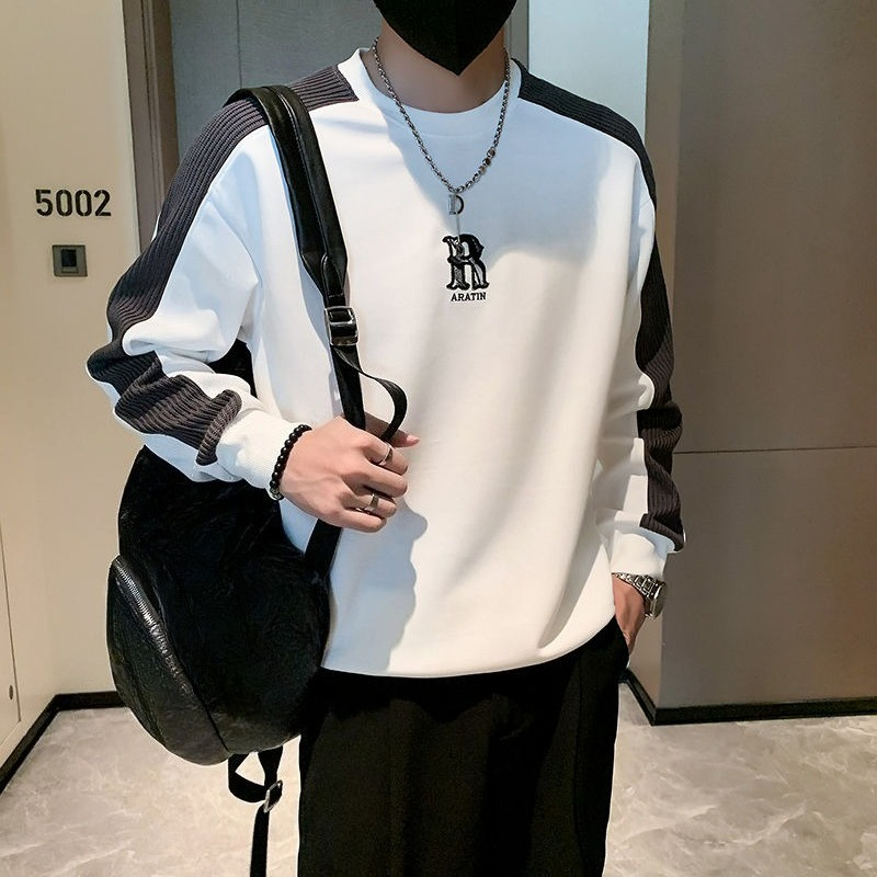 Alphabet Black Men's Pullover  - Men'S Fashion Deals ulasan dan harga