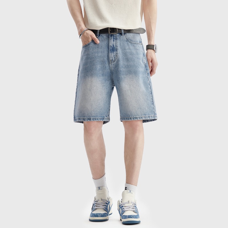 Summer Thin Black Denim Shorts - Men'S Fashion Jeans ulasan dan harga