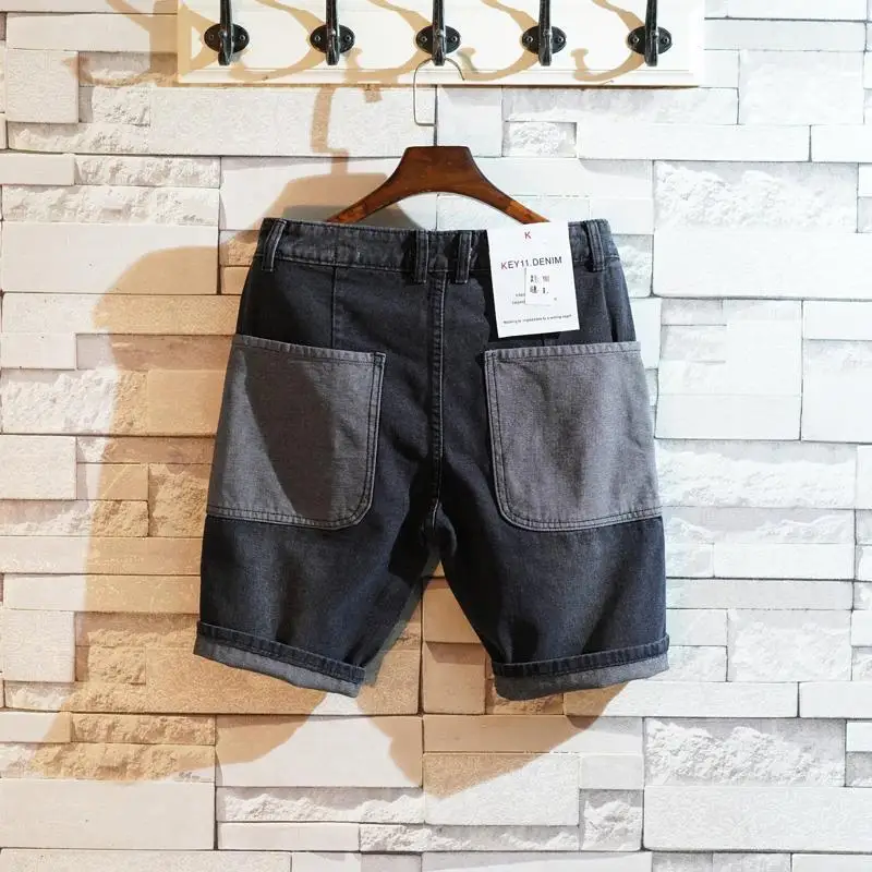 Loose Straight Short Jeans Pan - Men'S Fashion Jeans ulasan dan harga