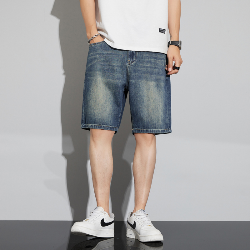 Men's Vintage Denim Shorts Sum - Men'S Fashion Jeans ulasan dan harga