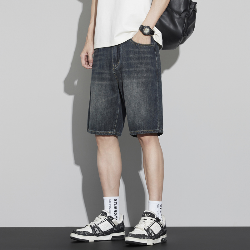 Men's Vintage Denim Shorts Sum - Men'S Fashion Jeans ulasan dan harga