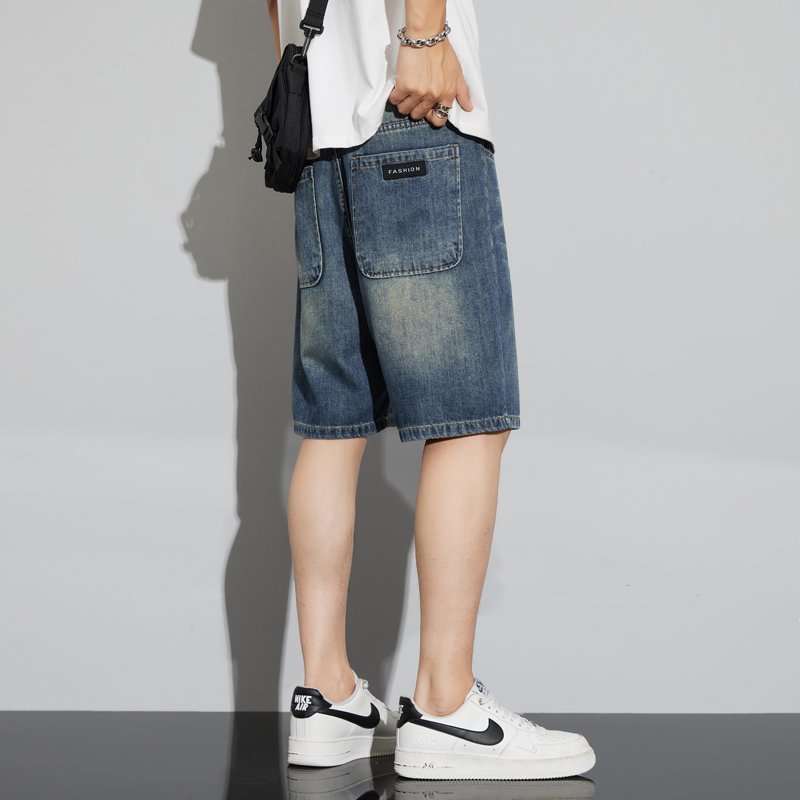 Men's Vintage Denim Shorts Sum - Men'S Fashion Jeans ulasan dan harga