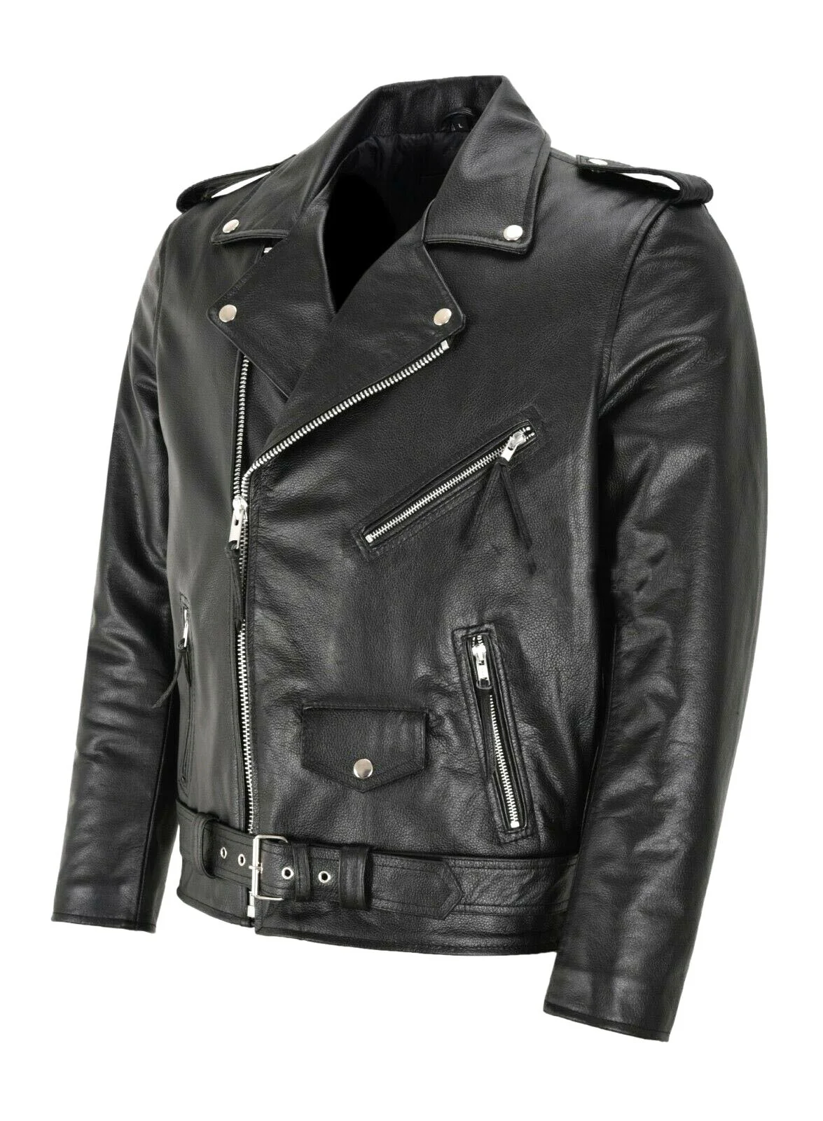 Mens Fashion Leather Jacket Sl - Men'S Fashion Leather Jacket ulasan dan harga