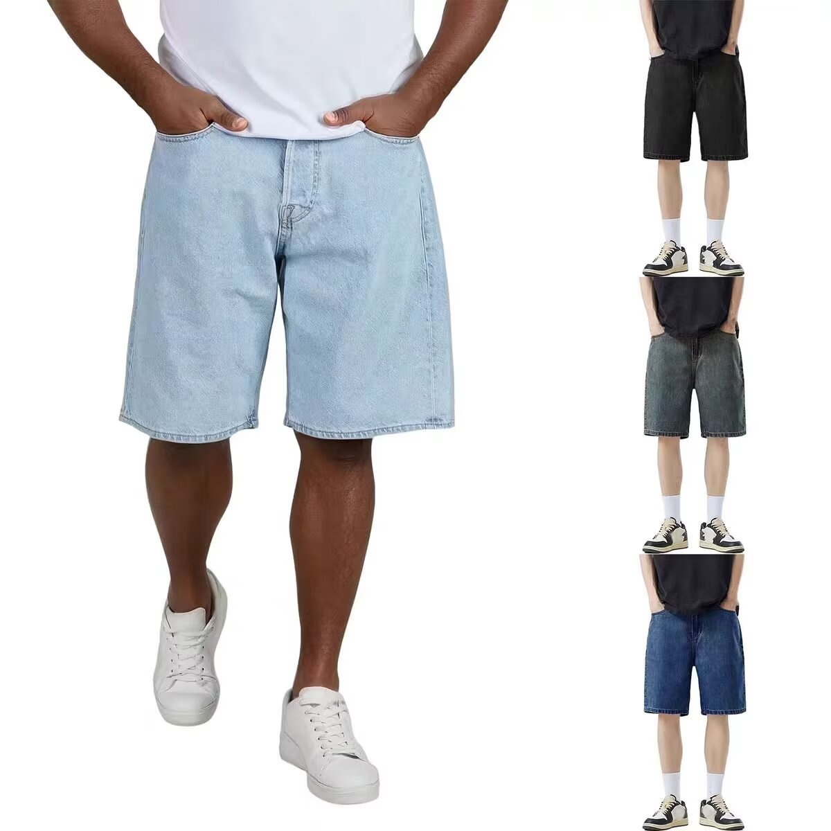 2026 New Korean Style Vintage  - Men'S Fashion Jeans ulasan dan harga