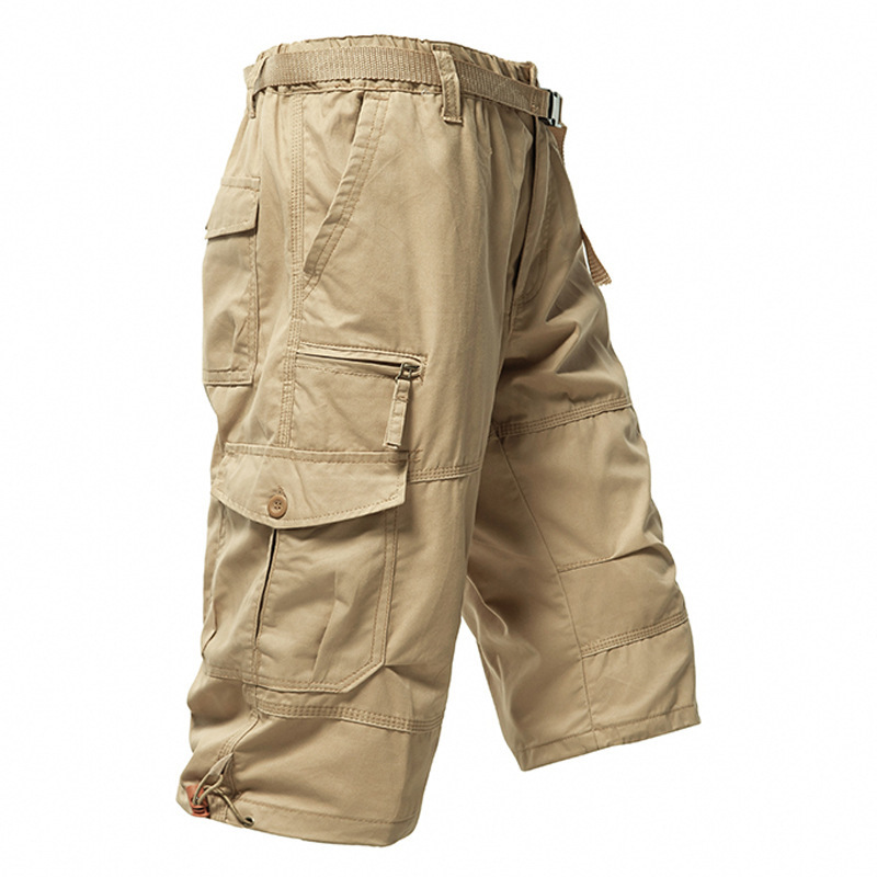 Men's Cotton 3/4 Pants Loose P - Men'S Fashion Xxl ulasan dan harga