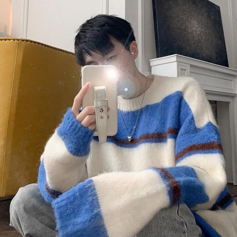 Spring Autumn Pullover Man Thi - Men'S Fashion Deals ulasan dan harga