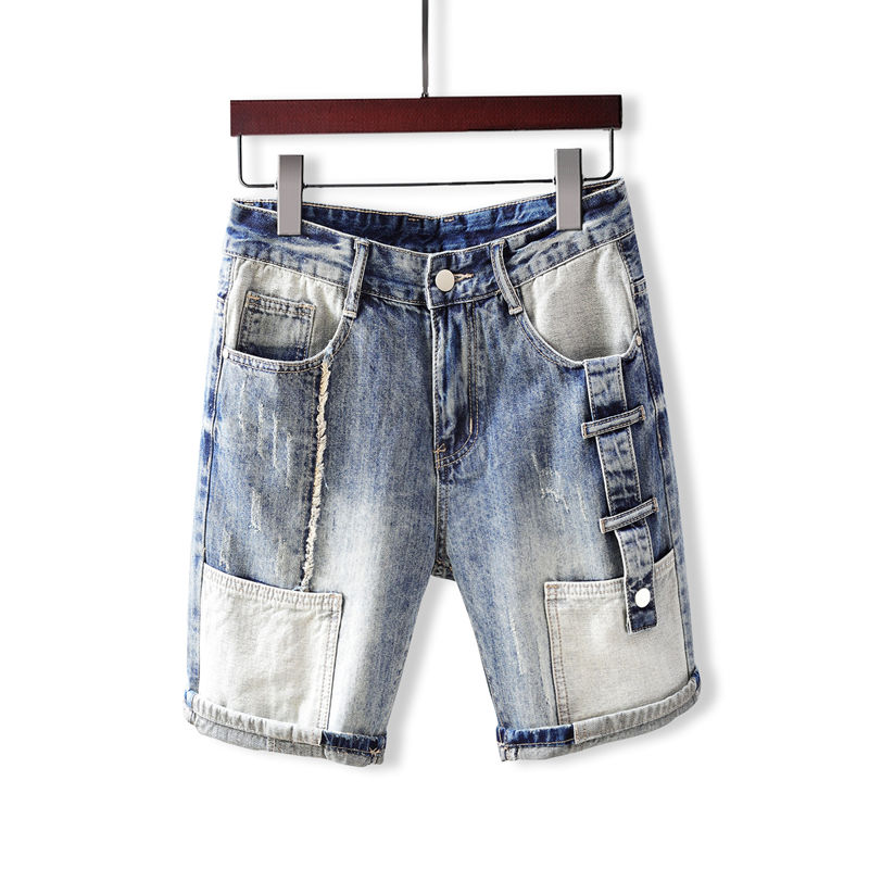 Men's Short Jeans Pants with P - Men'S Fashion Jeans ulasan dan harga