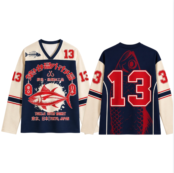 Retro Japanese style 3D printe - Men'S Fashion Trends 2025 ulasan dan harga