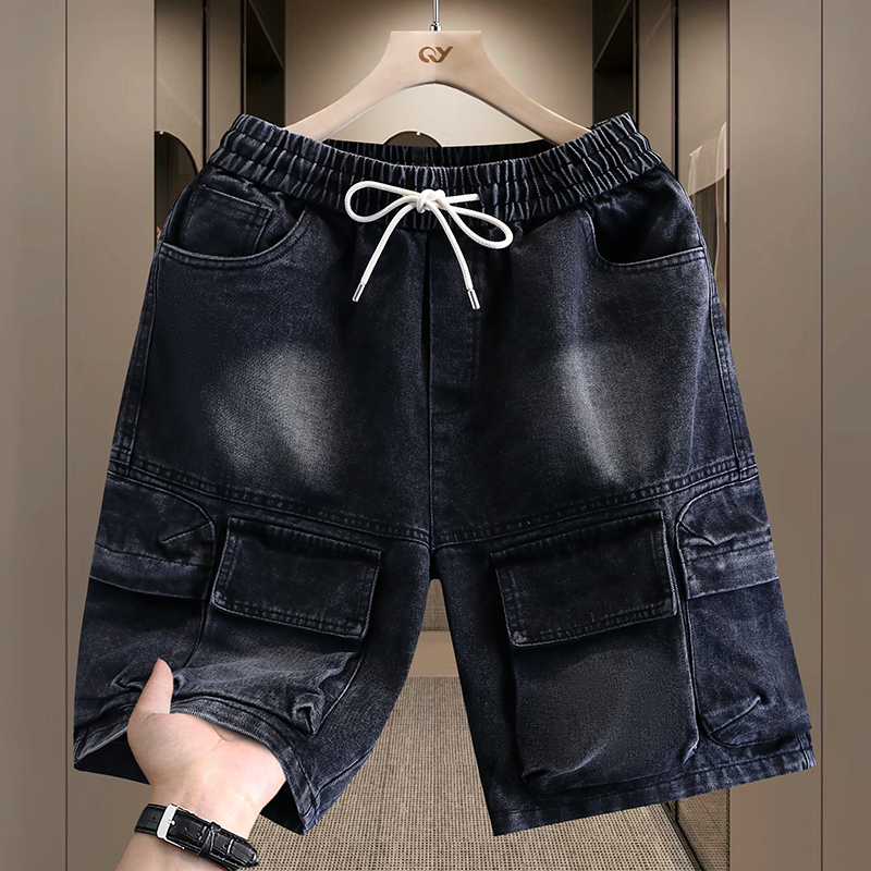 Men's Cargo Shorts New Summer  - Men'S Fashion Jeans ulasan dan harga